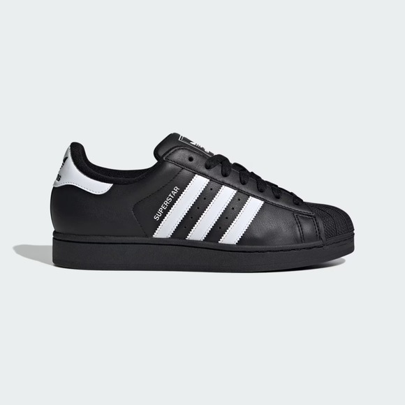 9.5M/ 10.5W - [NEW] Men's adidas SuperstarShoes 'Black' JI0079